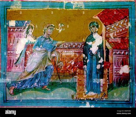 The Annunciation with St. Euthymius, A Visionary Depiction Interwoven with Byzantine Traditions!