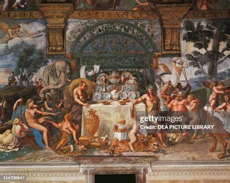 The Banquet of the Gods - A Fresco Exploding With Mythological Merriment and Exquisite Detail!