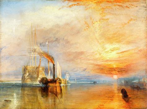 “The Fighting Temeraire” Tugged by Nostalgia and Bathed in Golden Light!