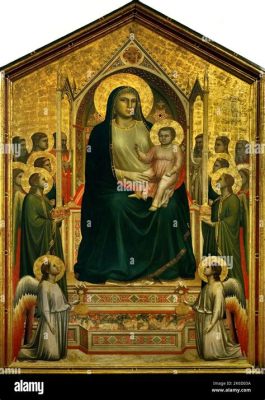 The Virgin and Child Enthroned with Angels - An Opulent Display of Medieval Majesty!